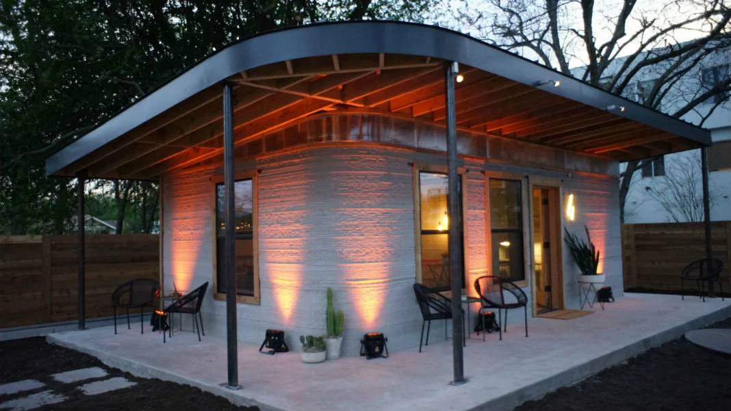 3D printed house