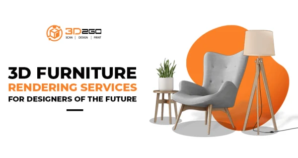 A blog banner by 3D2GO about 3D Furniture Rendering Services