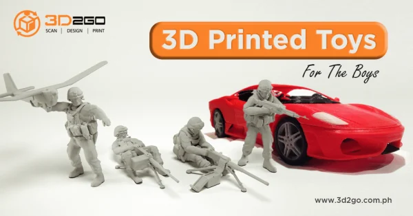 3D Printed Toys For The Boys