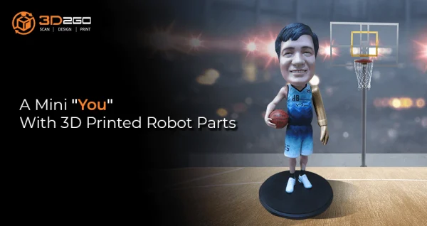 A Mini You With 3D Printed Robot Parts