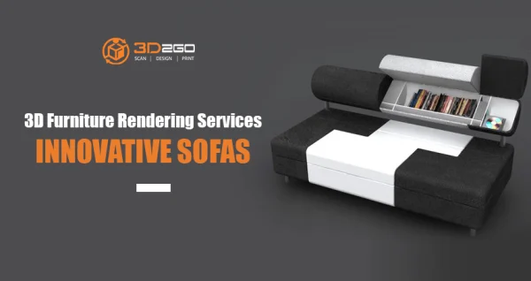 3D Furniture Rendering Services - Innovative Sofas