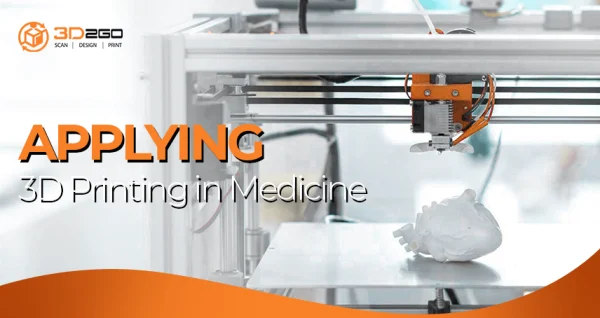 blog banner for Applying 3D Printing in Medicine