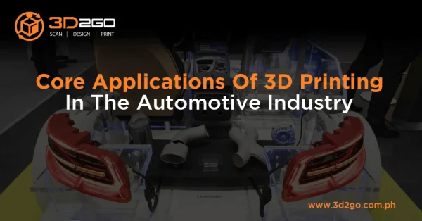 blog banner for Core Applications Of 3D Printing In The Automotive Industry